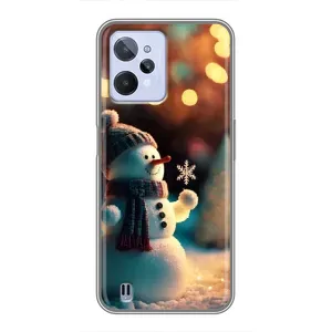 Чохли на Новий Рік Realme C31 (Сніговик святковий)