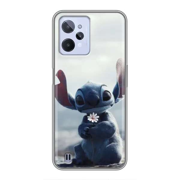 Чохол з малюнком «Стіч з квіткою» для Realme C31 Чохол з малюнком «Стіч з квіткою» для Realme C31