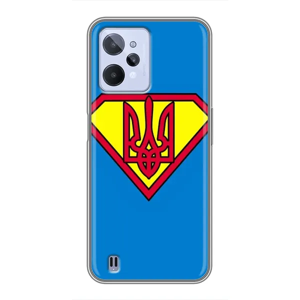Чехол с рисунком «Super - Герб» для Realme C31 Чехол с рисунком «Super - Герб» для Realme C31