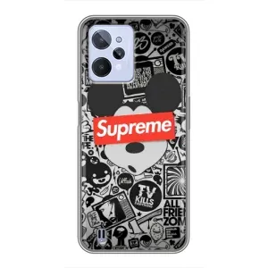Чехол с Брендами одежды на Реалми с31 (Supreme Маус)
