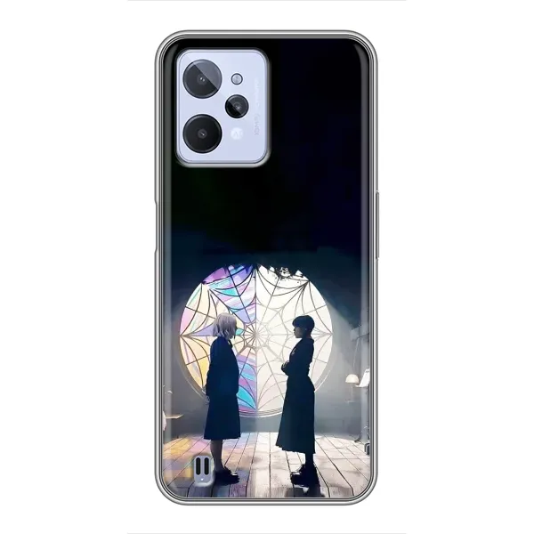 Чехол с рисунком «Уэнсдей и Энди» для Realme C31 Чехол с рисунком «Уэнсдей и Энди» для Realme C31