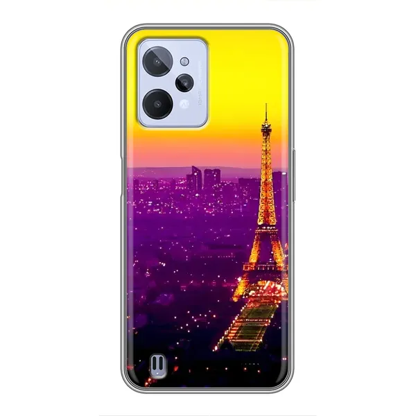 Чехол с рисунком «Яркая башня» для Realme C31