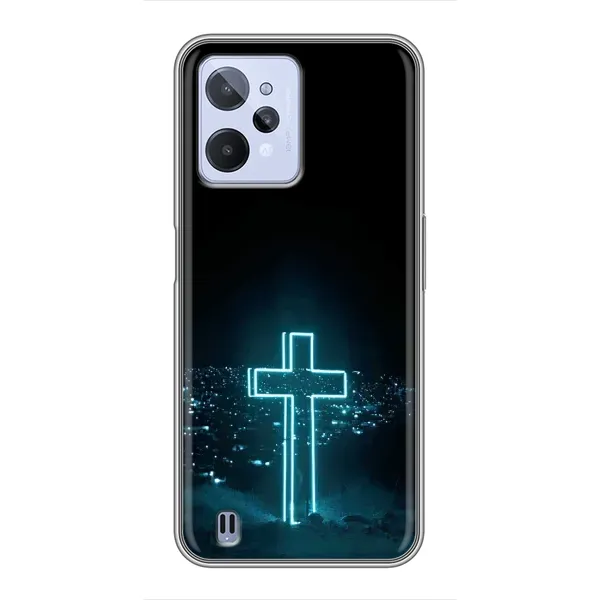 Чехол с рисунком «Яркий Крест» для Realme C31 Чехол с рисунком «Яркий Крест» для Realme C31