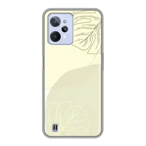 Чохол квітковий дизайн для Realme C31 (Зелений фон)