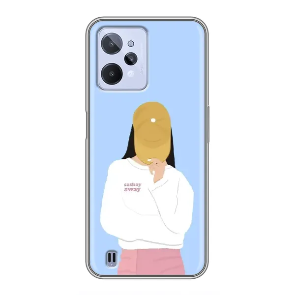 Чехол с рисунком «Желтая кепка» для Realme C31