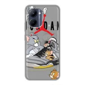 Силиконовый Чехол Nike Air Jordan на Реалми с33 (Air Jordan)