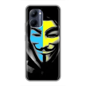 Чехол с Украинской символикой на Реалми с33 (Анонимус патриот)