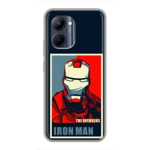 Чехол Супергерой Железный человек на Realme C33 (Art Iron man)