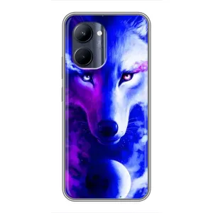 Чехол с Волком на Realme C33 (Арт-Волк)