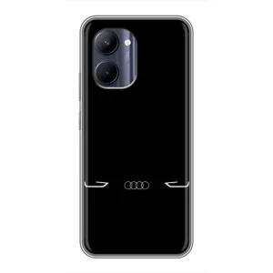 Силіконовий бампер з картинкою машини на Realme C33 (Сілует Audi)