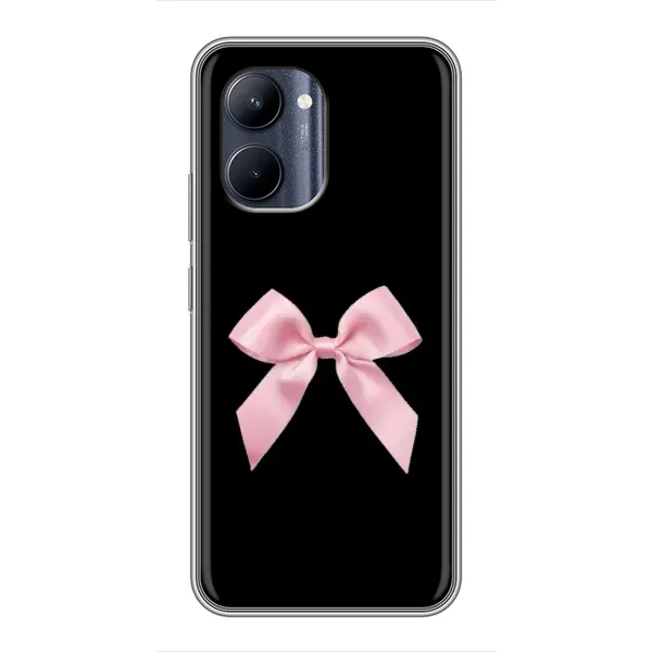 Чехол с рисунком «Бант на черном» для Realme C33 Чехол с рисунком «Бант на черном» для Realme C33