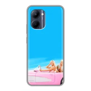 Силиконовый Чехол Барби Фильм на Realme C33 (Барби и Кен)