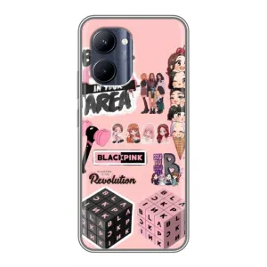 Чехлы с картинкой для Realme C33 (BLACK PINK коллаж)