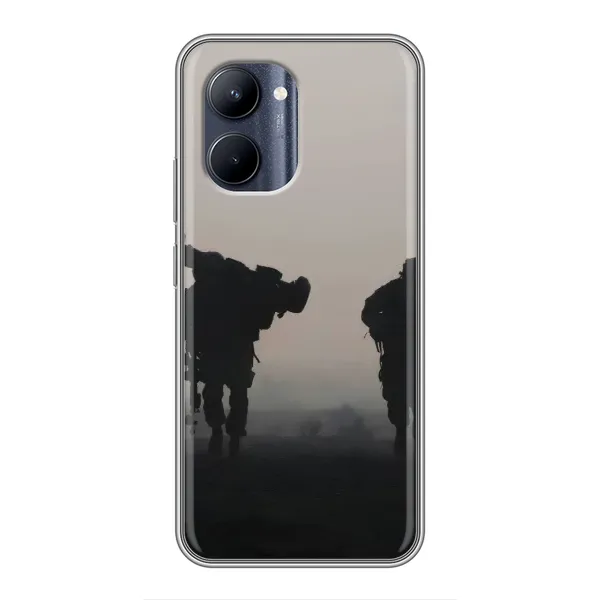 Чехол с рисунком «Бой солдат» для Realme C33 Чехол с рисунком «Бой солдат» для Realme C33