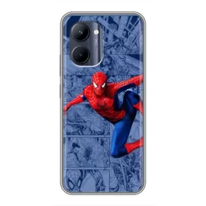 Силиконовый Чехол для Realme C33 (Человек Паук)