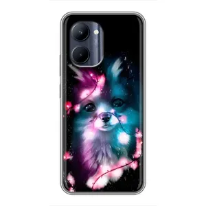 Чехол с Лисичкой для Realme C33 (Черная Лиса)