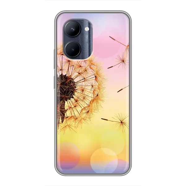 Чехол с рисунком «Цветок-одуванчик» для Realme C33 Чехол с рисунком «Цветок-одуванчик» для Realme C33