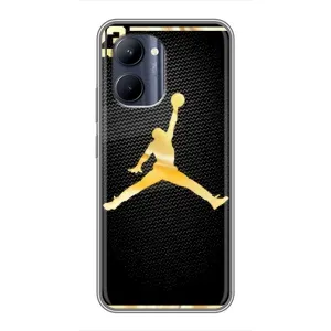 Силиконовый Чехол Nike Air Jordan на Реалми с33 (Джордан 23)