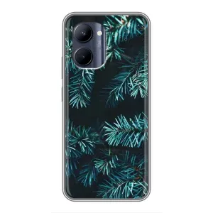 Чехол Новогодняя Елка на Realme C33 (Ель)