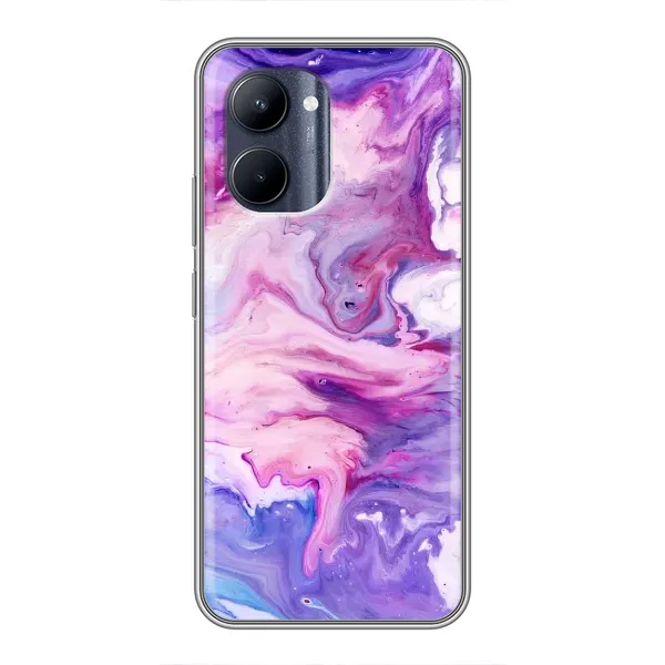 Чехол с рисунком «Фиолетовый мрамор» для Realme C33 Чехол с рисунком «Фиолетовый мрамор» для Realme C33