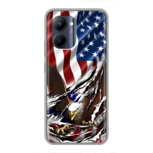 Чохол Прапор USA для Realme C33 (Прапор USA)