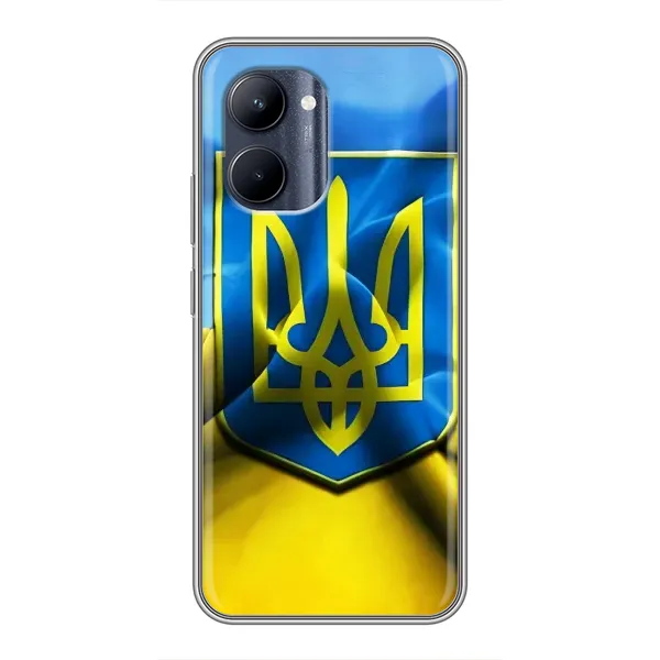 Чехол с рисунком «Герб и Флаг Украины» для Realme C33 Чехол с рисунком «Герб и Флаг Украины» для Realme C33