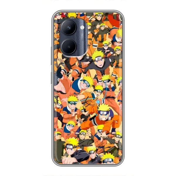 Чехол с рисунком «Коллаж Наруто» для Realme C33