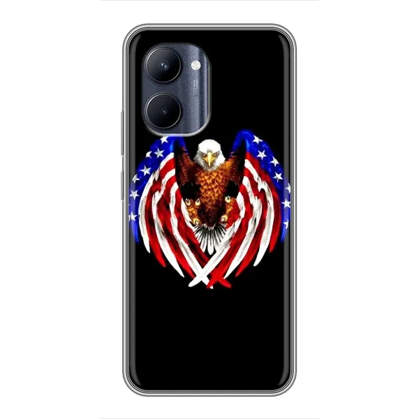 Чехол с рисунком «Крылья США» для Realme C33