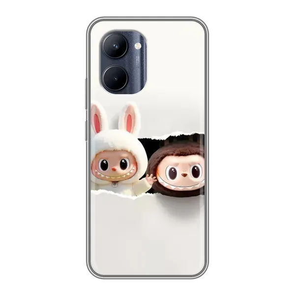 Чехол с рисунком «Фигурки Labubu» для Realme C33 Чехол с рисунком «Фигурки Labubu» для Realme C33