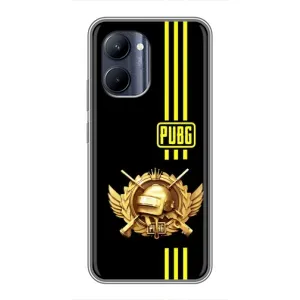 Чехол (TPU) с картинкой "Лого Пабг" на Реалми с33 (Лого PUPG)