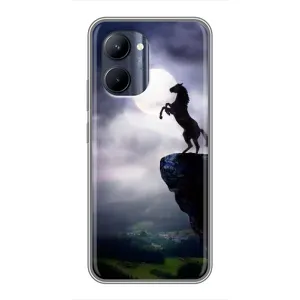 Чохли з зображенням різних тварин на Realme C33 (Кінь)