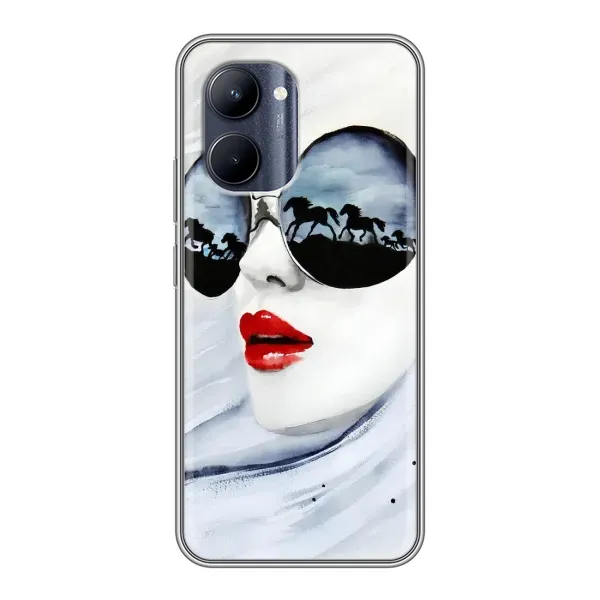 Чехол с рисунком «Любительница коней» для Realme C33