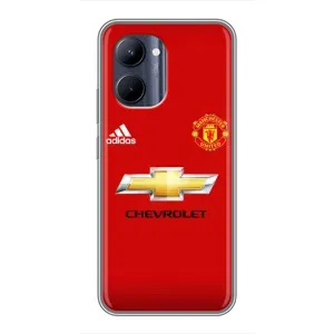 Силіконові Чохли з принтом Футбол на Realme C33 (Man United)