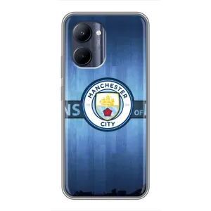 Силіконові Чохли з принтом Футбол на Realme C33 (ManCity)