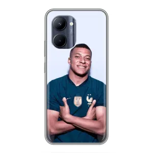 Чохол (TPU) з Футболістом на Realme C33 (Мбаппешичка)