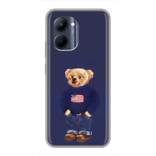 Чехол с рисунком «Мишка USA» для Realme C33 Чехол с рисунком «Мишка USA» для Realme C33