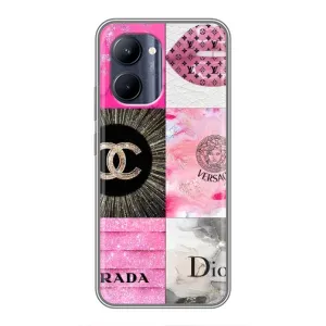 Чохол (Dior, Prada, YSL, Chanel) для Realme C33 (Модніца)