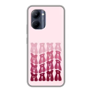 Чехлы на день мамы для Реалми с33 (Надпись мама)