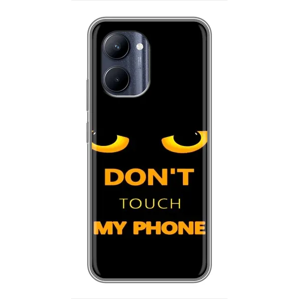 Чехол с рисунком «Не трогай мой телефон» для Realme C33 Чехол с рисунком «Не трогай мой телефон» для Realme C33