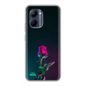 Чехлы с принтом Розочки для Realme C33 (Ночная роза)