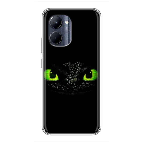 Чехол с рисунком «Глаза Беззубика» для Realme C33