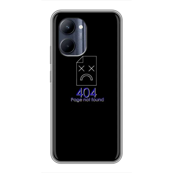 Чехол с рисунком «Ошибка 404» для Realme C33 Чехол с рисунком «Ошибка 404» для Realme C33