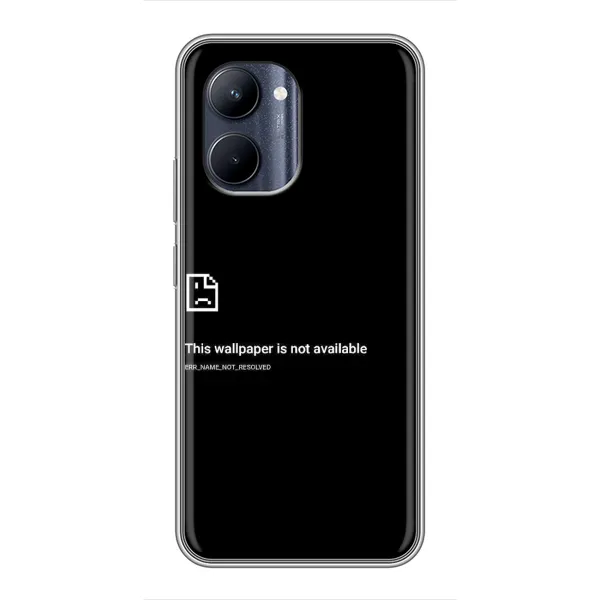 Чехол с рисунком «Ошибка» для Realme C33 Чехол с рисунком «Ошибка» для Realme C33