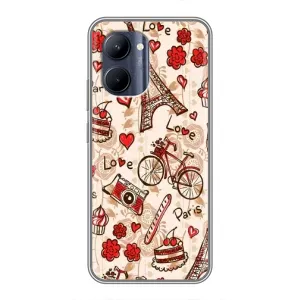 Чехол с Эйфелевой башней на Realme C33