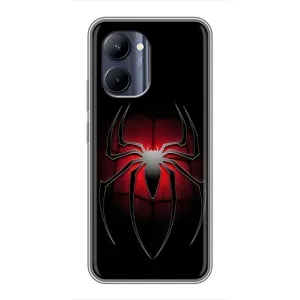 Чехол Супергерой Человека Паука на Realme C33 (Паук)