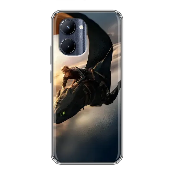Чехол с рисунком «Полет Беззубика» для Realme C33
