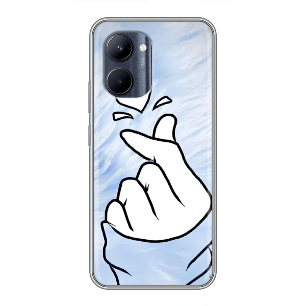 Чехол с рисунком «Сердечка знак» для Realme C33 Чехол с рисунком «Сердечка знак» для Realme C33