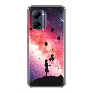 Силіконові Чохли Коханій людині для Realme C33 (Кулі в небі)