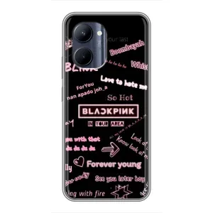 Чехлы с картинкой для Realme C33 (Стиль блэкпинг)