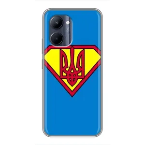 Чехол с картинкой (Патриотический ГЕРБ) на Realme C33 (Super - Герб)